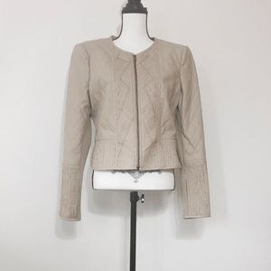 BCBG Faux leather jacket